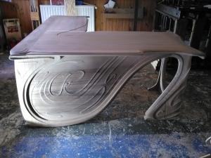 Bureau d'inspiration art nouveau 